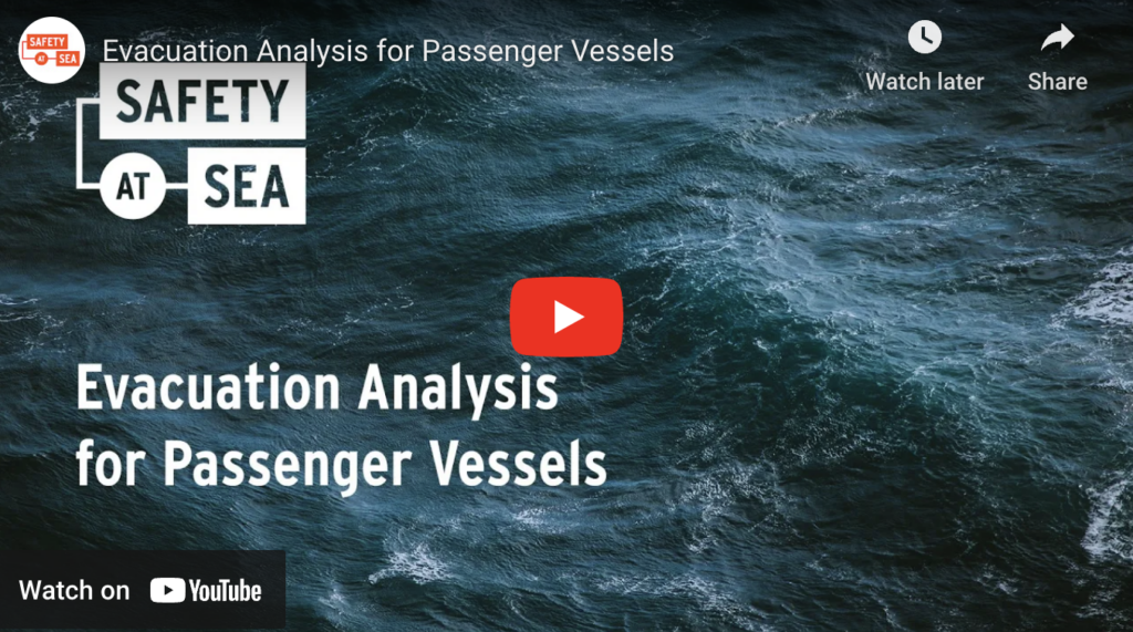 Start page for webinar on Evacuation Analysis for passenger vessels